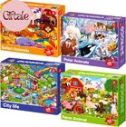 Puzzles for Kids Ages 4-6 – 4 X 48 Pieces Jigsaw Puzzles for Toddlers 2-4 – Chil