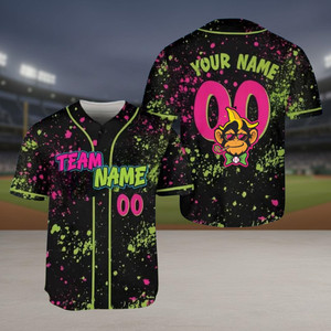 Maillot De Baseball Party Animal #21 - Collection AOP - T-shirt 3D Pour Homme - Neuf