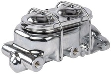 Jegs Brake Master Cylinder With Dual Reservoir Aluminum With Chrome Finish