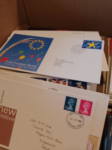 Approx 7Kg Box Of Stamps FDC's and 100's Of Chinese Mini Sheets Good for Sorting - Picture 4 of 10