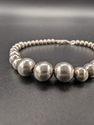 925 Silber Armband Kugelarmband Italien Stern 230 AP ca. 19 cm