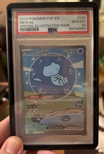 Mew Ex 2024 Pokemon Paldean Fates #232 Special Illustration Rare PSA 10