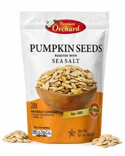 ROASTED PUMPKIN SEEDS to Eat in Shell by Premium Orchards MIXED NUTS - Salted...