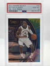 2017-18 Panini Select - Concourse Victor Oladipo #34 Tie-Dye Prizm /25 PSA 10