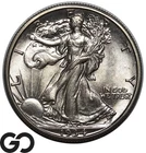 1934-S Walking Liberty Half Dollar, Scarce This Nice, Choice BU++ Key Date!