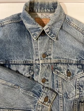 70's Levi’s Denim Trucker Jacket WPL 423  USA Sz M - See Measurements VTG