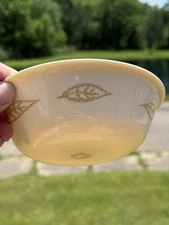 Corelle Textured Leaves 6.25" Cereal Soup Bowls