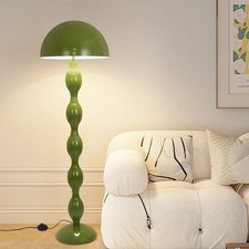 Green Floor Lamp Unique Mushroom Lamp,Tall Lamps for Living Room,Modern Standing