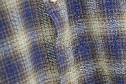 VINTAGE Structure Mens Size XL Button Up Plaid Flannel Shirt Brown Black - Picture 5 of 8