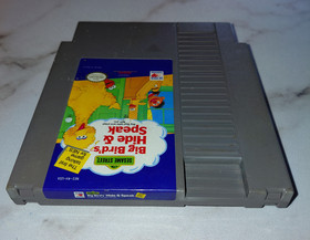 Sesame Street: Big Bird's Hide & Speak (Nintendo NES, 1990) Game Cartridge Only