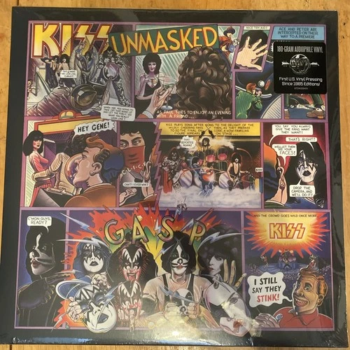 KISS Unmasked US Vinyl LP 2014 Remaster Issue Still Sealed