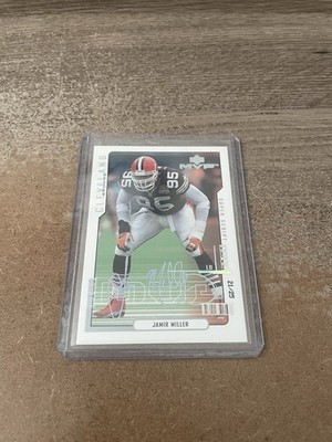 2000 Upper Deck MVP Jamir Miller Browns #41 SP Script # D /25