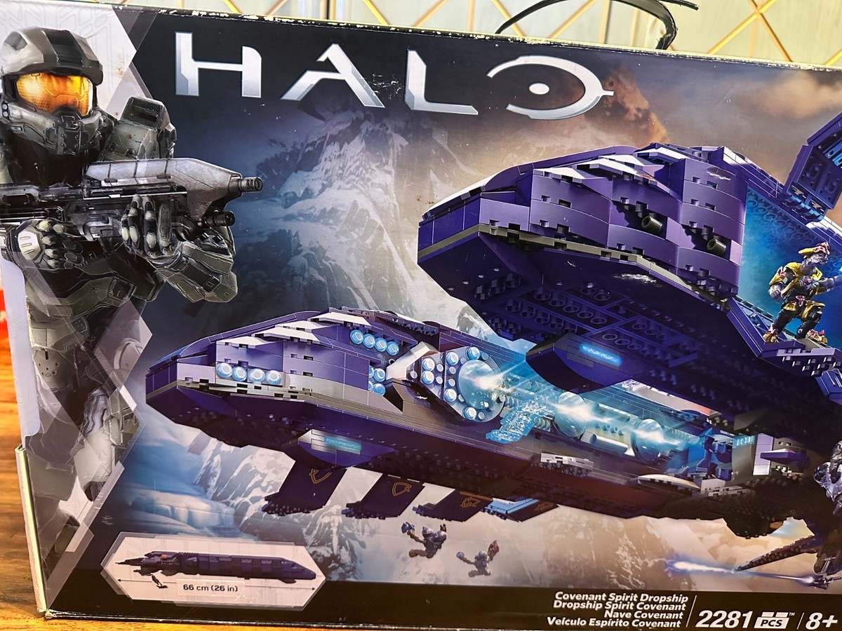 Lego Halo Mega Bloks Spirit Dropship Mega Bloks Halo Covenant