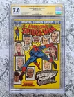 Amazing Spider-Man #121 CGC SS 7.0 Death Gwen Stacy 1973 Signed by John Romita