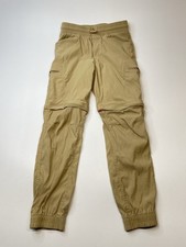 Eddie Bauer Convertible Jogger Pants Shorts Boys Sz M 10/12 Outdoors Stretch