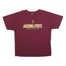 RIVALRY THREADS Herren weinrot Arizona State Sun Devils Grafik T-Shirt XL kurz