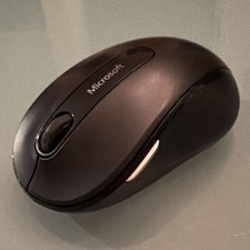 Microsoft Wireless Mobile Mouse 4000, 1383 Black Optical With USB Receiver