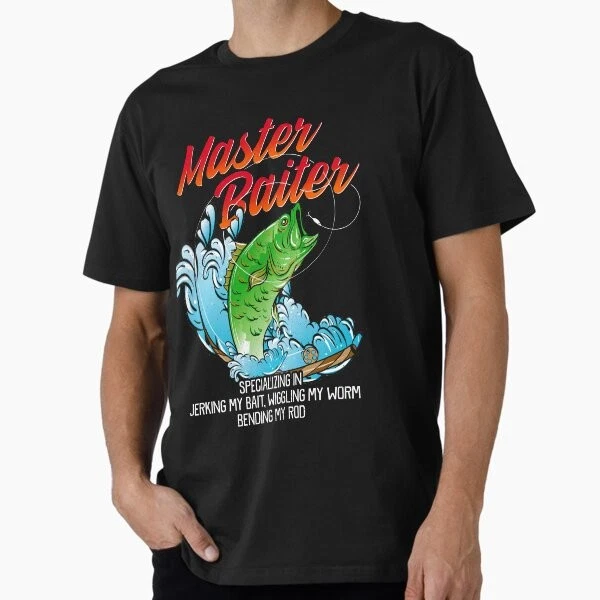 Fishing Master Baiter Fisherman Tournament Premium T-Shirt M-2XL Gift,