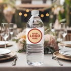 Personalised Logo Water Bottle Labels – Thank You - Waterproof Corporate Events