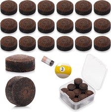 20PSC Pool Cue Tips 13Mm Billiard Pool Stick Tips Pool Cue Tips Replacement Kit