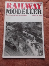 Railway Modeller Magazine June 1978 Used but in good condition for age