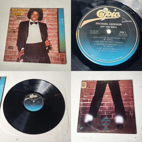 Rare MICHAEL JACKSON OF THE WALL 1979 VINYL LP Epic Records FE 35745 CBS INC VTG