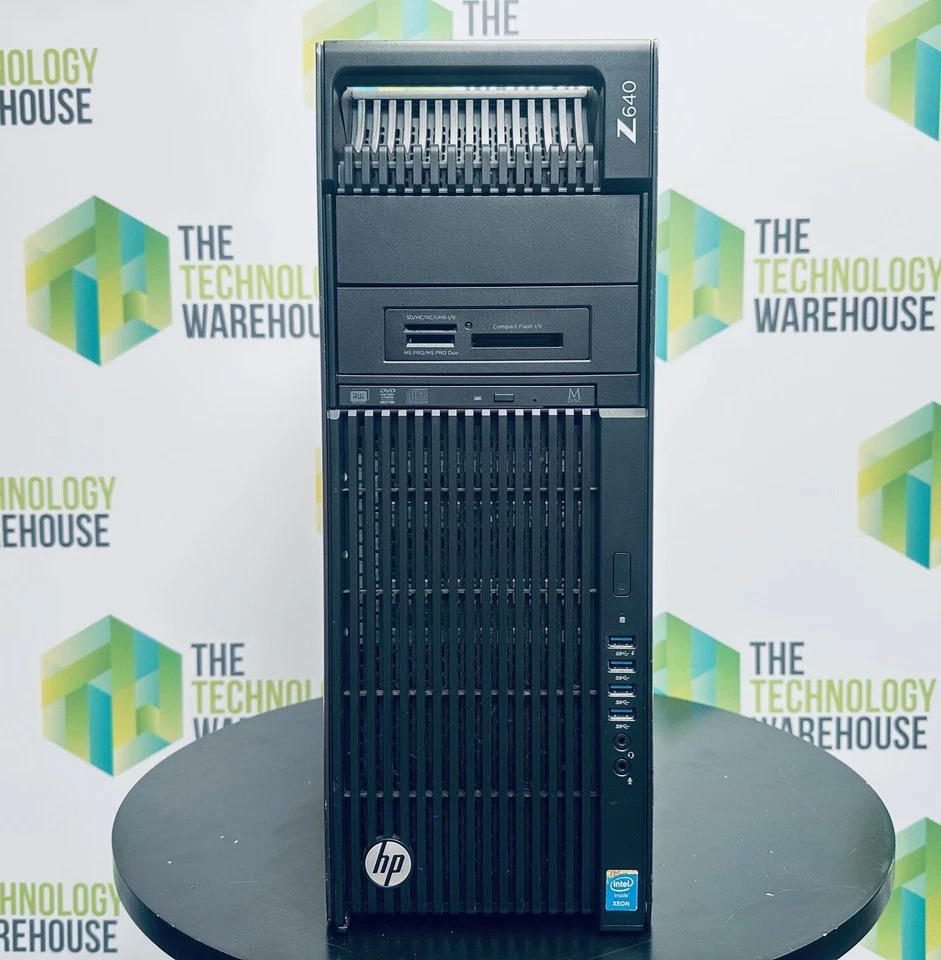HP Z640 Workstation PC 2 x Intel Xeon E5-2630v3 8 Core CPU Ram & SSD Windows 11 - Image 2 of 4
