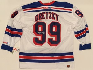 wayne gretzky new york rangers jersey