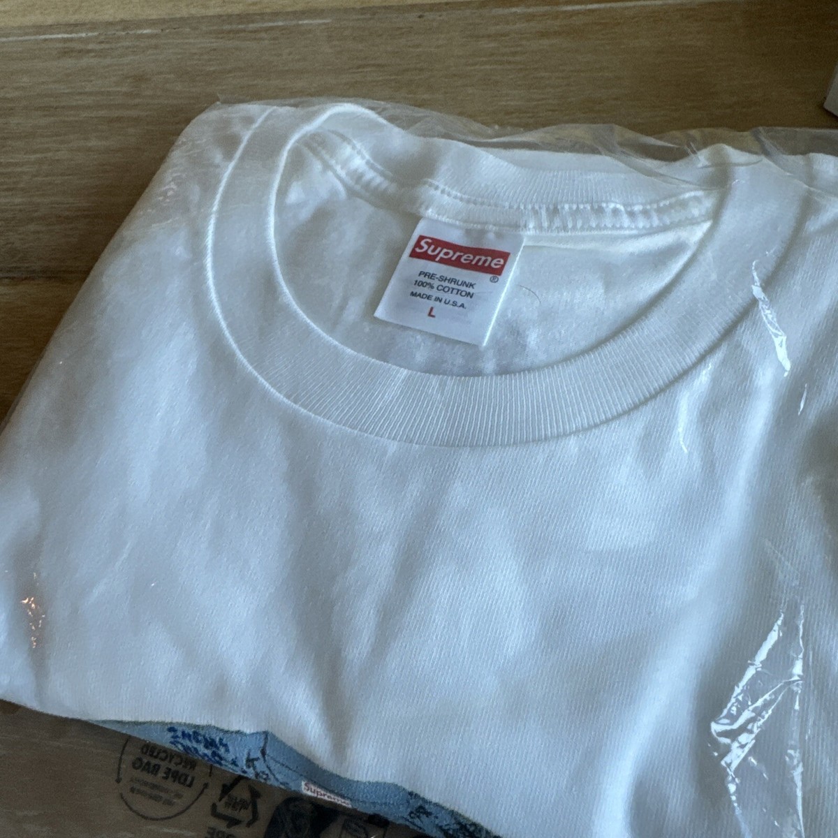 Supreme 30th Anniversary First Tee White SZ Large - BRAND