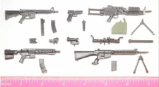 Marauder SERIES #1 1:12 Scale Weapons for 6" GI Joe Classified -Factory Produced