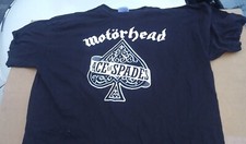 Vintage Motorhead Rock N&rsquo; Roll Band T-Shirt Size XL Ace Of Spades Black Nice Lem