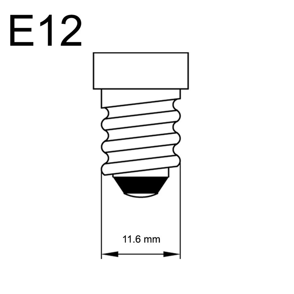 10pcs E12 Candelabra LED bulb C7 Red/Green/Blue/White/Warm 64-3014SMD Light 110V - Image 3 of 4