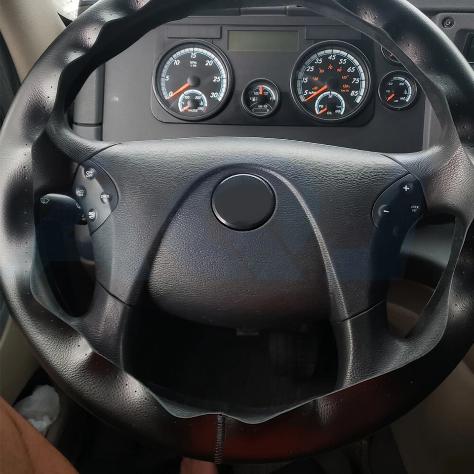 15" Steering Wheel Cover Genuine Leather For Jeep New + Foto 2 de 4