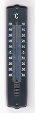 21 cm Thermometer für innen oder außen, sch...
