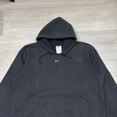 Vintage Y2K Nike Silver Tag Center Swoosh Hoodie Pullover Men's