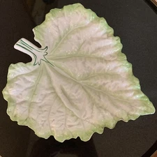 SPODE BONE CHINA ENGLAND CURVED EMBOSSED 🍃 LEAF IMPERIAL FANCIES DISH EXC