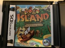 NINTENDO DS POGO ISLAND DISK,ARTWORK,MANUAL,AND BOX