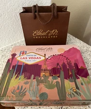 ETHEL M CHOCOLATES CANDY TIN/BAG Taste of Las Vegas CACTUS GARDEN & STRIP  Empty