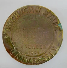 Michigan State University Vintage Pewabic Tile