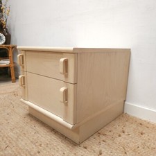G plan bedside drawers White Ash  Mid Century Retro Vintage Rare DELIVERY