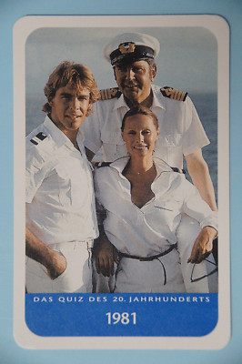 Traumschiff - ZDF- Sascha Hehn - 1997 Harenberg - German card  - NM cond