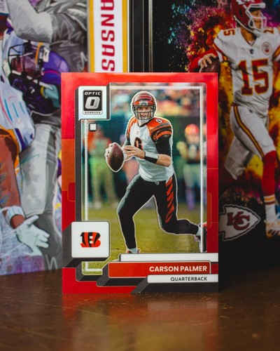 2022 Panini Donruss Optic Carson Palmer #44 Red Prizm /99