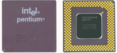 S7 CPU PENTIUM 166 MHz A80502166 SY016 INTEL BUS SPEED 66MHz für DOS ...