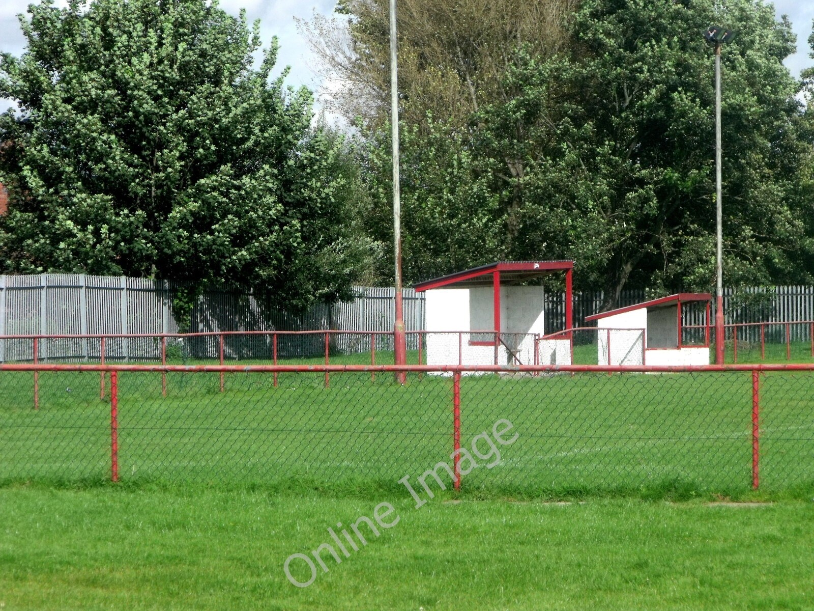 Photo 6x4 Dugouts, Tulloch Park, home of Kinnoul Football Club, Perth