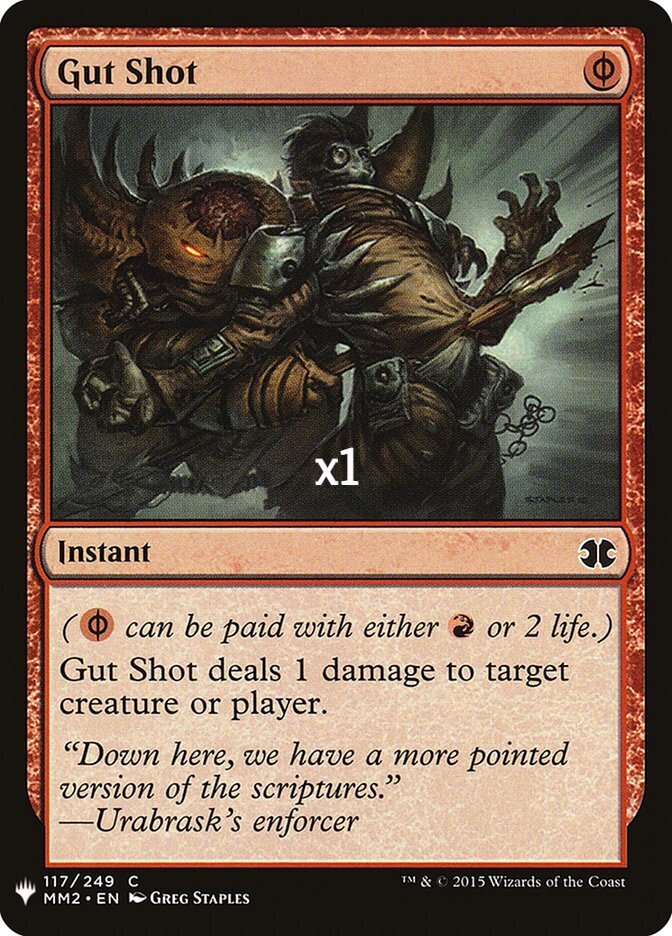 MTG NPH MM2 MB1 Gut Shot MINT (SELECT) | eBay