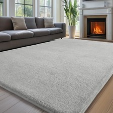 Large Soft Plush Shag Rug   Non-Slip Area Carpet for Living Room  Bedroom