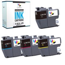 Black Color Ink fits Brother LC401XL Cartridges 401XL for MFC