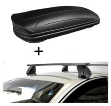 Dachbox VDPMAA320L matt+Dachträger K1M für für VW Polo III 6N 3-5Türer 95-99