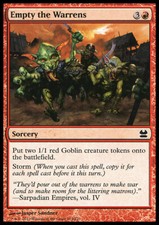 MTG Magic the Gathering Empty the Warrens (112/245) Modern Masters NM