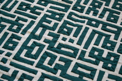 handmade quilt-patchwork quilt-wall hanging tapestry-Islamic tapestry-wall art - Picture 2 of 8
